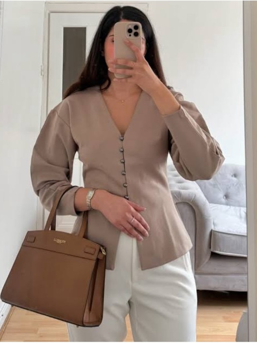 H&M- Cardigan with Defined Waist